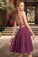 Gianna A-line Scoop Knee-Length Chiffon Homecoming Dress With Beading HLP0020550