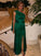Glenda Sheath/Column Satin Ruched One-Shoulder Sleeveless Floor-Length Mother of the Bride Dresses HLP0020391