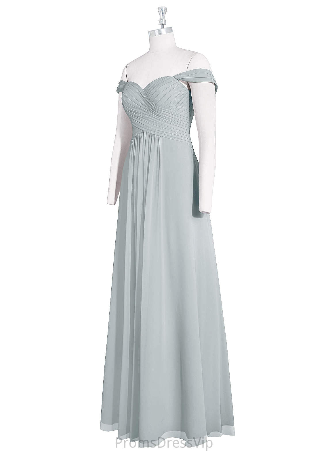 Justine Natural Waist Scoop A-Line/Princess Floor Length Sleeveless Bridesmaid Dresses