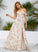 Embellishment Off-the-Shoulder Floor-Length Silhouette Fabric Length A-Line Neckline SplitFront Gemma A-Line/Princess Knee Length Bridesmaid Dresses