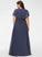 Fabric Length A-Line V-neck Floor-Length Straps Silhouette Neckline Charlie V-Neck Sleeveless Empire Waist Bridesmaid Dresses