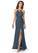 Allisson V-Neck Sleeveless Natural Waist Floor Length A-Line/Princess Bridesmaid Dresses