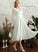 Dress Trudie Wedding Dresses Wedding A-Line V-neck Tea-Length