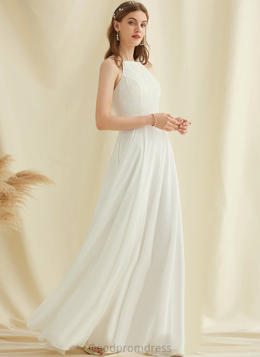 Dress Wedding Dresses Ivy Chiffon Wedding A-Line Floor-Length Lace