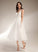 Thirza Tea-Length V-neck Dress Wedding A-Line Wedding Dresses