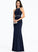 Angela Sequins Beading Sheath/Column Floor-Length Scoop Prom Dresses Neck With Jersey
