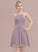 Ruffle A-Line ScoopNeck Silhouette Neckline Fabric Length Knee-Length Embellishment Kaylah A-Line/Princess Floor Length Bridesmaid Dresses