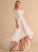 Lace A-Line With Wedding Dresses Amber Tulle Wedding Asymmetrical Sequins Dress Satin