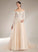 With Sequins Train Arielle Wedding Wedding Dresses Ball-Gown/Princess Chapel Illusion Dress