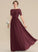 Silhouette Sequins ScoopNeck Floor-Length Neckline Fabric Length Embellishment A-Line Judith Straps A-Line/Princess Bridesmaid Dresses
