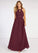 Destiny Floor Length Natural Waist Sleeveless Scoop A-Line/Princess Bridesmaid Dresses