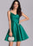 Satin Formal Dresses Lola Dresses V-Neck A-line