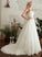 A-Line Wedding Dress With Wedding Dresses Train Lace Brenna Court Sweetheart