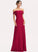 Silhouette Sheath/Column Floor-Length Embellishment Ruffle Fabric Neckline Length Off-the-Shoulder Jean A-Line/Princess Scoop Bridesmaid Dresses