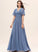 Ruffle V-neck Silhouette Embellishment Neckline Fabric Floor-Length A-Line Length Lara V-Neck A-Line/Princess Bridesmaid Dresses