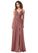 Ida Sleeveless Off The Shoulder Natural Waist Floor Length A-Line/Princess Bridesmaid Dresses