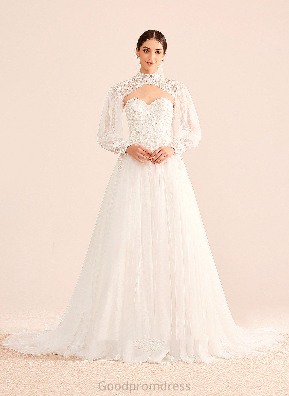 Sequins Wedding Chapel Skye Dress Wedding Dresses Ball-Gown/Princess Beading Sweetheart With Train