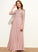 Floor-Length Chiffon Claudia Bow(s) Junior Bridesmaid Dresses A-Line With Lace Off-the-Shoulder