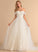 Chapel Sequins Tulle Wedding Lucia Ball-Gown/Princess Wedding Dresses With Lace Dress Train