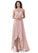Izabelle Sleeveless A-Line/Princess Floor Length Natural Waist Spaghetti Staps Bridesmaid Dresses