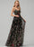 Beading Laci Floor-Length V-neck Prom Dresses With Ball-Gown/Princess Lace