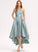 Embellishment Fabric Length Pockets Asymmetrical ScoopNeck Neckline Silhouette A-Line Kaley Halter A-Line/Princess Bridesmaid Dresses