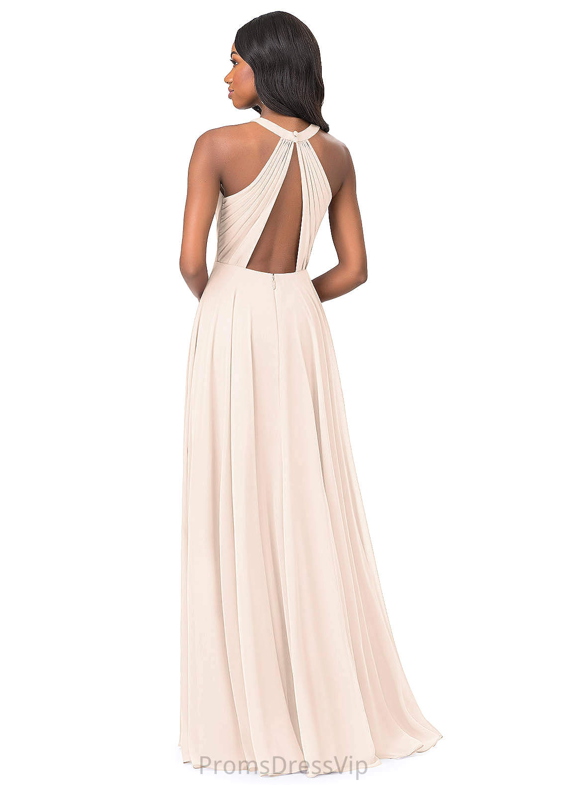 Jasmine Spaghetti Staps A-Line/Princess Sleeveless Natural Waist Bridesmaid Dresses