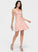 Homecoming Dresses Homecoming V-neck Liz Chiffon A-Line Beading With Dress Short/Mini Lace