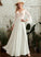 A-Line Floor-Length Wedding Dresses Wedding Dress V-neck Jaylah