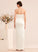 Sweetheart Pamela Sheath/Column Split Ruffle Wedding Dresses Dress With Front Floor-Length Wedding