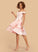 Sequins Lace Homecoming Knee-Length Off-the-Shoulder Homecoming Dresses Winnie Satin Dress With A-Line