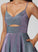 A-Line V-neck Dress Homecoming Homecoming Dresses Satin Daniela Pockets Short/Mini With