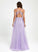 Neck Train Lace Sequins Sweep Tulle Scoop With Ball-Gown/Princess Prom Dresses Karissa
