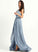 Straps V-neck Fabric A-Line Neckline Length Silhouette Asymmetrical Arielle Cap Sleeves Natural Waist Floor Length Bridesmaid Dresses