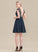Knee-Length Neckline Silhouette A-Line V-neck Fabric Length Lace Straps Anika Sleeveless Floor Length Bridesmaid Dresses