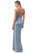 Jayden Natural Waist V-Neck Sleeveless Floor Length A-Line/Princess Bridesmaid Dresses