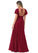 Janelle One Shoulder Natural Waist Sleeveless A-Line/Princess Floor Length Bridesmaid Dresses