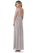 Nicola Natural Waist Sleeveless Floor Length A-Line/Princess V-Neck Bridesmaid Dresses