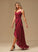 SplitFront Fabric Neckline Silhouette Length Asymmetrical Embellishment V-neck A-Line Polly Trumpet/Mermaid Spandex Bridesmaid Dresses