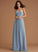 Silhouette Length Floor-Length Fabric Embellishment A-Line V-neck Neckline Ruffle Carlie Floor Length Sweetheart Bridesmaid Dresses