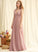 Embellishment Neckline Length V-neck A-Line Silhouette Fabric SplitFront Floor-Length Marie A-Line/Princess Scoop Bridesmaid Dresses