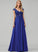 Sequins Lace Maleah Floor-Length Satin Prom Dresses Ball-Gown/Princess With V-neck