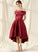 Silhouette Fabric Asymmetrical Length A-Line Off-the-Shoulder Embellishment Pockets Neckline Imani Sleeveless Natural Waist Bridesmaid Dresses