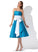 Embellishment Fabric Sash Sweetheart Silhouette Knee-Length A-Line Length Neckline Bow(s) Litzy Sleeveless Bridesmaid Dresses