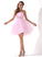 Short/Mini Homecoming Dresses Sequins Sweetheart Aryanna Tulle Beading Homecoming Dress With A-Line