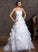 Jada Organza Dress With Ball-Gown/Princess Train Beading Appliques Lace Sweetheart Court Wedding Dresses Wedding Flower(s)