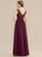 SplitFront Embellishment Silhouette Neckline Length Sequins V-neck Fabric Floor-Length Beading Pockets A-Line Bridesmaid Dresses