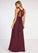 Destiny Floor Length Natural Waist Sleeveless Scoop A-Line/Princess Bridesmaid Dresses