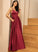 V-Neck Dresses Formal Dresses A-line Joan Satin