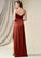 Amelia V-Neck A-Line/Princess Floor Length Sleeveless Natural Waist Bridesmaid Dresses